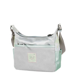 Bolso Bandolera Ventis color hielo bolsillos cremallera