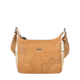 Bolso Bandolera Ventis color camel gran capacidad
