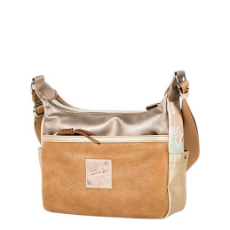 Bolso Bandolera Ventis color camel reversible
