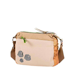 Bolso Bandolera Ventis color taupe peces
