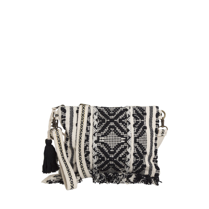 Bolso Bandolera Tantrend Étnico Negro/Blanco primavera verano 2026