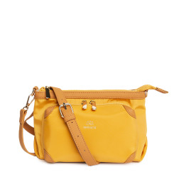 Bolso Bandolera Nylon Tantrend – Naranja con bolsillos