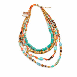 Collar de Cuatro Vueltas Tantrend multicolor de señora