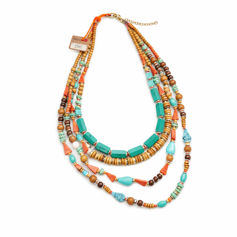 Collar de Cuatro Vueltas Tantrend multicolor de señora