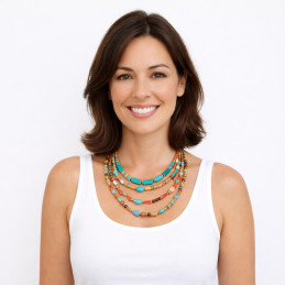 Collar de Cuatro Vueltas Tantrend multicolor primavera verano 2026
