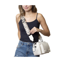 Bolso Bandolera Tantrend Marfil asa Geométrica nueva temporada