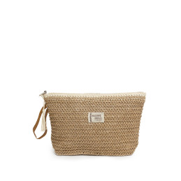 Neceser Multiusos de Rafia Tantrend Beige/Natural en tienda online