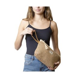Neceser Multiusos de Rafia Tantrend Beige/Natural de chica 2026