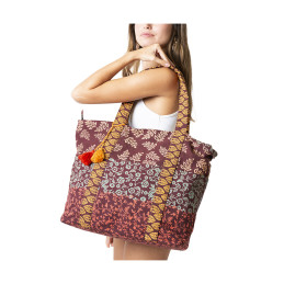 Bolso Playa Tantrend Patchwork Floral Multicolor de mujer