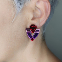 Pendientes metacrilato...
