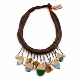 Collar Corto Tantrend Cordones/Colgantes multicolor