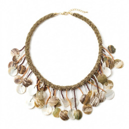 Collar Rocalla y Conchas Tantrend Tonos Naturales nueva temporada