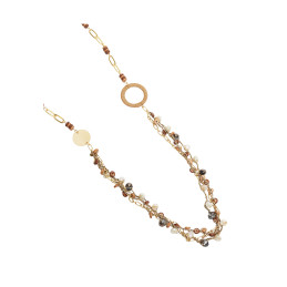 Collar Largo Tantrend Nácar y Crochet multicolor tienda online