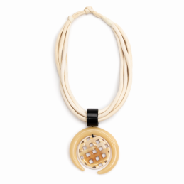 Collar Cordones Tantrend de Asta Calado Geométrico de rejilla