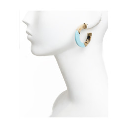 Pendientes Aro Tantrend Acabado Animal y Azul online