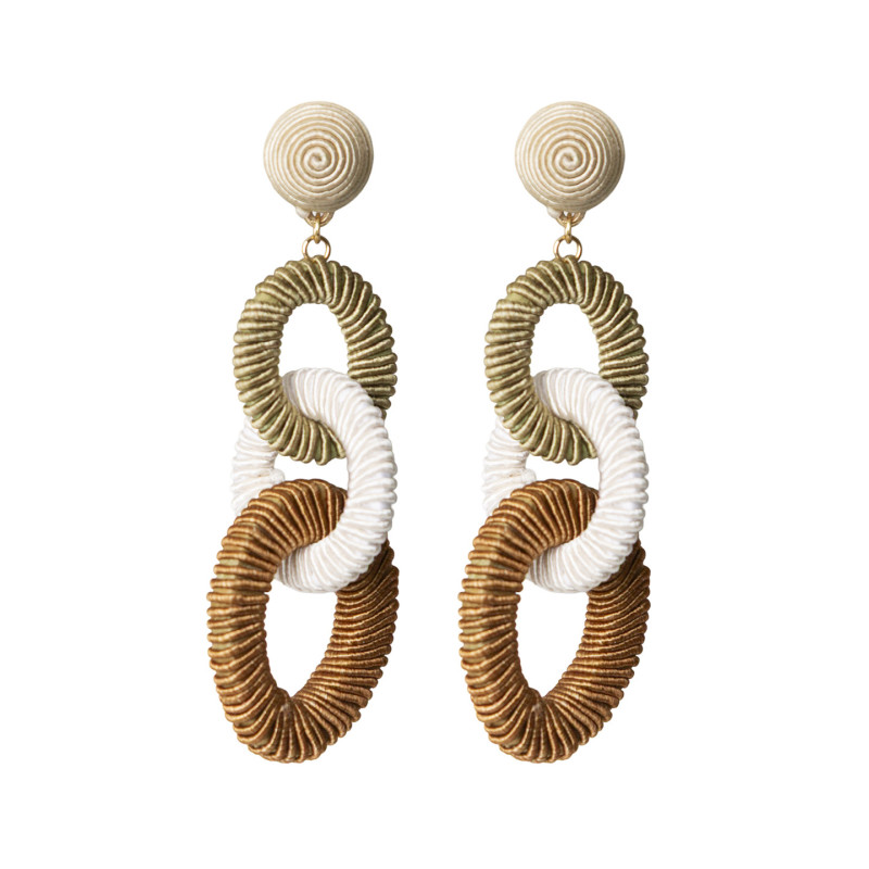 Pendientes Aros Entrelazados Tantrend Tonos Tierra primavera verano 2026