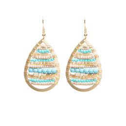 Pendientes de Lágrima Hippie Tantrend Azul Océano