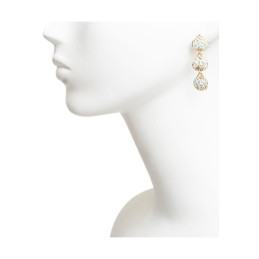 Pendientes de Metal Tantrend Dorado y Azul Suave 2026