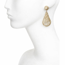 Pendientes Tantrend Rosa Dorado Soft Shimmer de señora