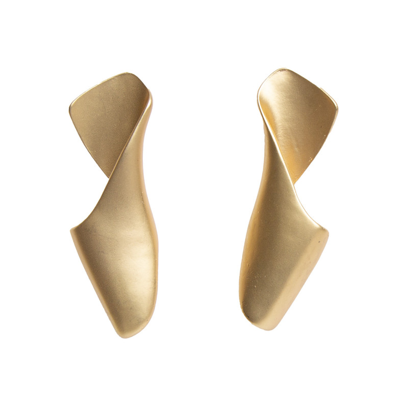 Pendientes de Cinta Escultural Tantrend Dorado online