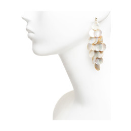 Pendientes Tantrend Cascada Discos Color Natural de mujer