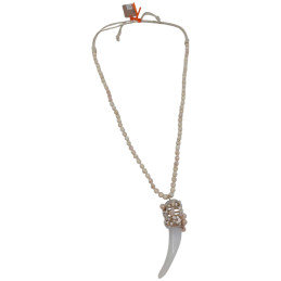 Collar largo Tantrend Cuerno Étnico y Piedras Naturales