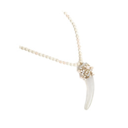 Collar Tantrend Cuerno Étnico y Piedras Naturales de mujer
