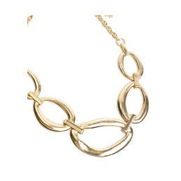 Collar Corto de Eslabones Tantrend dorado detalle