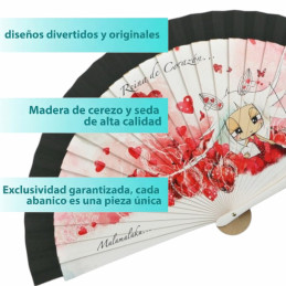 Abanico Malamalaka Corazón Negro verano 2026