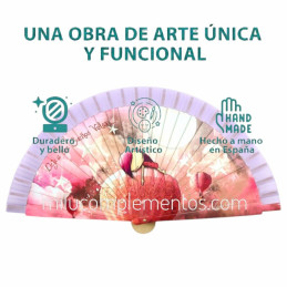 Abanico Malamalaka Sueños Lila de verano
