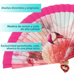 Abanico Malamalaka Sueños Rosa online