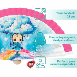 Abanico Malamalaka Agua Rosa de diseño a buen precio