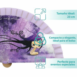 Abanico Malamalaka Mandala Lila nueva temporada 2026