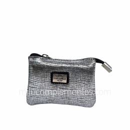 Monedero de Piel Brisa Caramelo Color Plata a buen precio