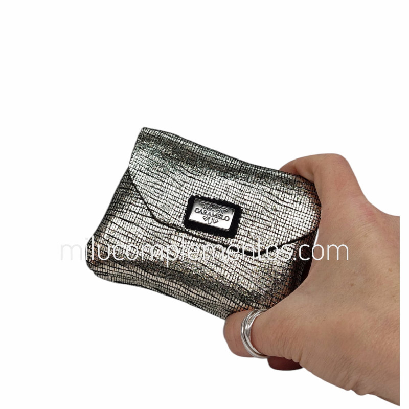 Monedero Piel Caramelo Brisa Bronce Solapa online