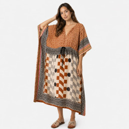 Túnica Larga Tantrend Estampado Print Ajustable primavera verano