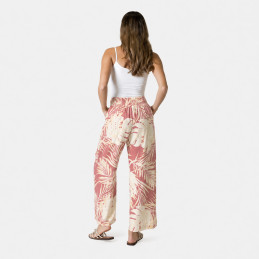 Pantalón Tantrend Estampado Exotic Leaves y Dorado en tienda online
