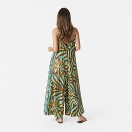 Buzo Pata de Elefante Tantrend Animal/Foil Dorado de mujer