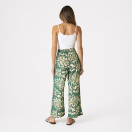 Pantalón Polysilk Tantrend Turquoise y Foil Dorado a buen precio