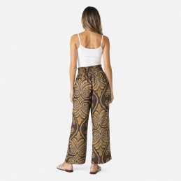Pantalón Tantrend Brown peacock/Foil Dorado en tienda online