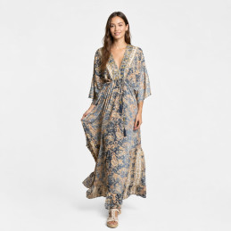 Vestido largo Tantrend multicolor LINEA BOHO SOUL nueva temporada