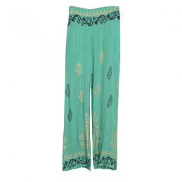 Pantalón palazzo Tantrend color verde LINEA NATURAL SOUL