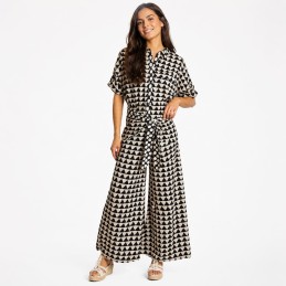 Pantalón campana Tantrend color negro LINEA NATURAL SOUL nueva colección