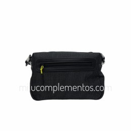Bolso bandolera Ventis negro rib