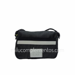 Bolso bandolera Ventis negro rib online