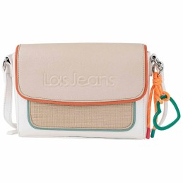 Bolso Bandolera Solapa Lois Selma Blanco de mujer