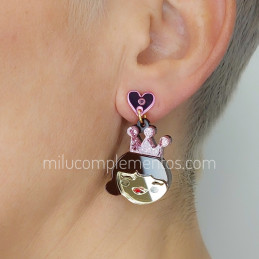 Pendientes metacrilato CASCANUECES