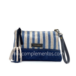 Bolso Caramelo color azul nueva colección 2024 2025