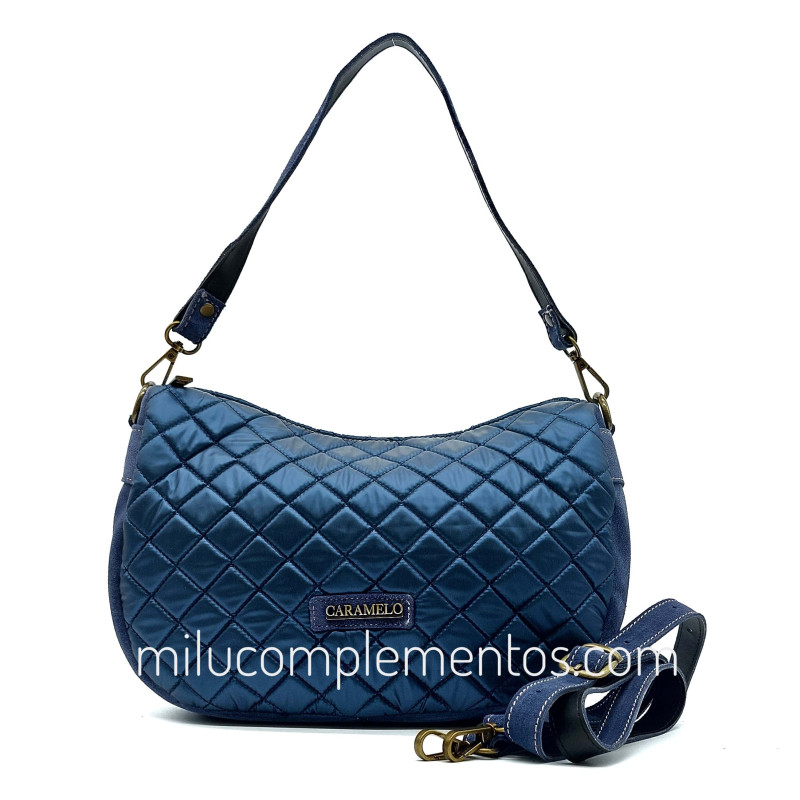 Bolso Caramelo color azul nueva temporada 2024 2025