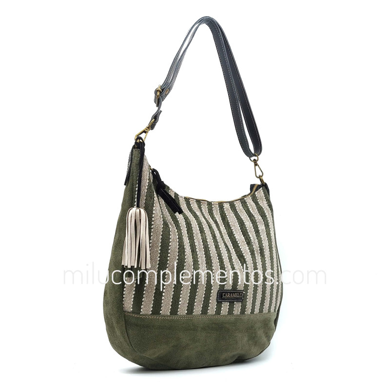 Bolso Caramelo color verde otoño invierno 2024 2025